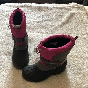 Girls Sporto Snow Boot XL 6-7 EUC